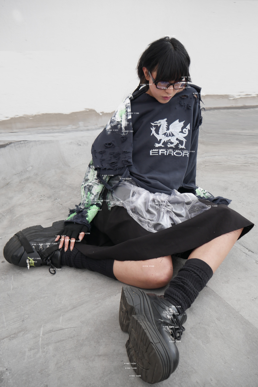 CREWNECK DESTROY ERROR M026